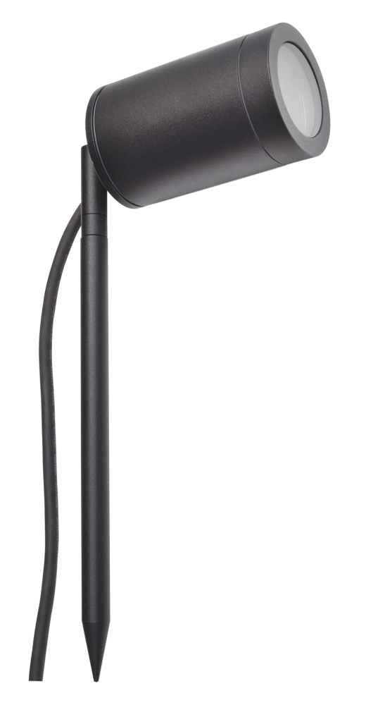 LC Light Design Erdspie&szlig; mit Gu10 Fas. Schwarz aus Alu