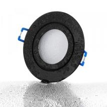 LC Light E4557-7 Schwarz Rund mit Klickverschlu&szlig; E4557-7