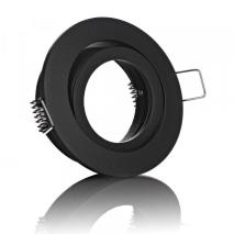 LC Light E4457-7 rund Schwarz mit Klickverschlu&szlig; E4457-7